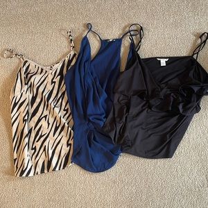 Bundle of three tank tops